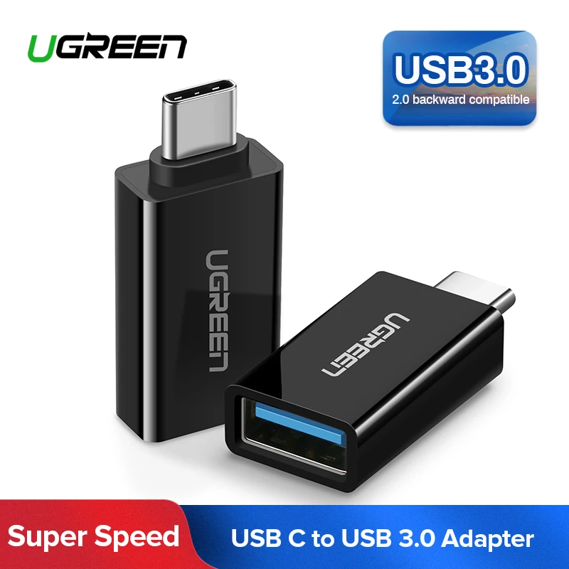 Ugreen Type C Adapter Type-C to USB 3.0 OTG Cable Adapter USB C Converter for One plus 6 5 Xiaomi mi 8 Huawei USB C OTG Adapter