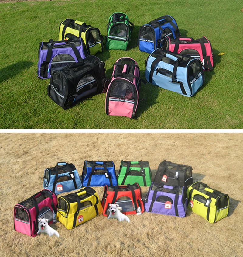 Breathable Pet Dog Carrier Fashion Handbag Portable Pet Cat Carriers Dogs Outdoor Travel Bag Shoulder Carry Bag Dog Cage Cat Bag17