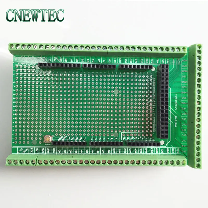 Двухсторонний PCB прототип винтовой клеммный блок щит комплект для MEGA-2560 Mega 2560 Mega2560 R3 BTE16-06 сварочная версия