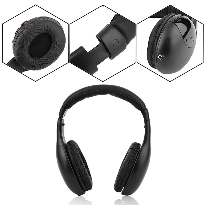 1 шт. 5 в Hi Fi беспроводная гарнитура наушники для ТВ DVD MP3 ПК|Наушники и гарнитуры| |
