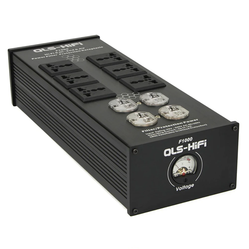 

QLS-HiFi F1000 HiFi Super Audio Power Purifier Filter AC Power Socket