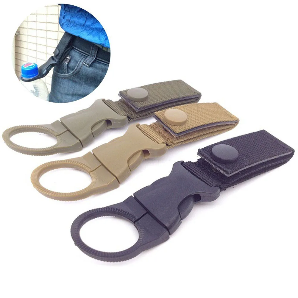 Hot Sale New Outdoor military Nylon bing Buckle Hook Water Bottle