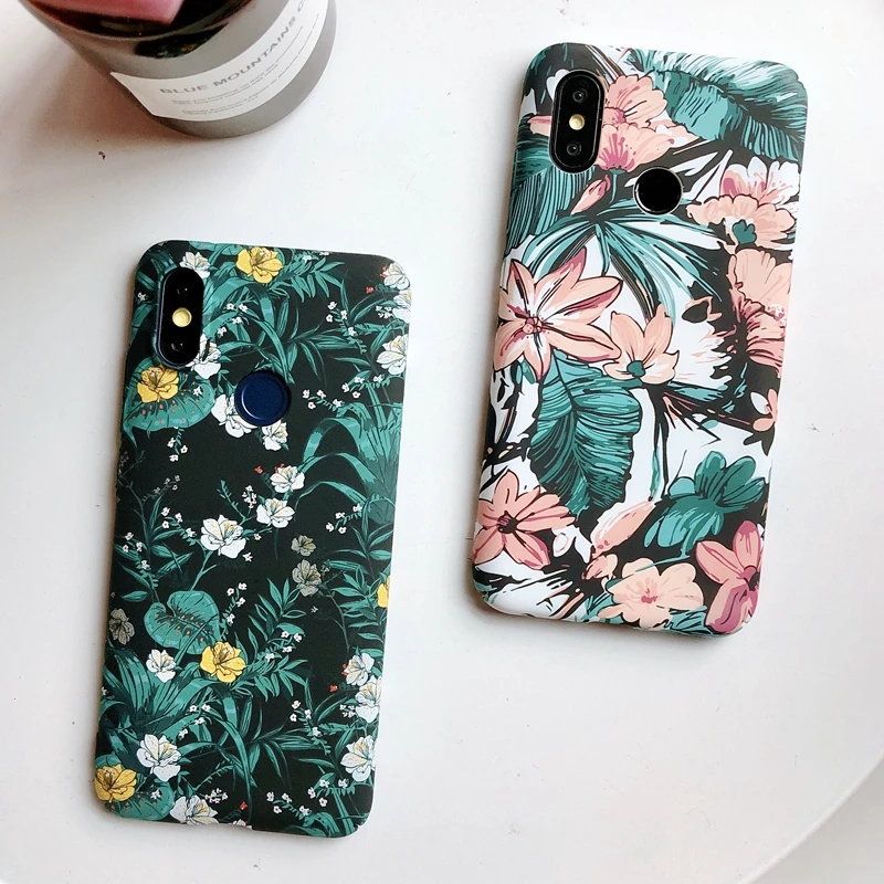 

Coque Xiaomi mi 8 MI8 Case Retro Small Floral Matte Plastic Hard Phone Case on for Fundas Xiaomi mi 8 se Xiomi Case Cover Women