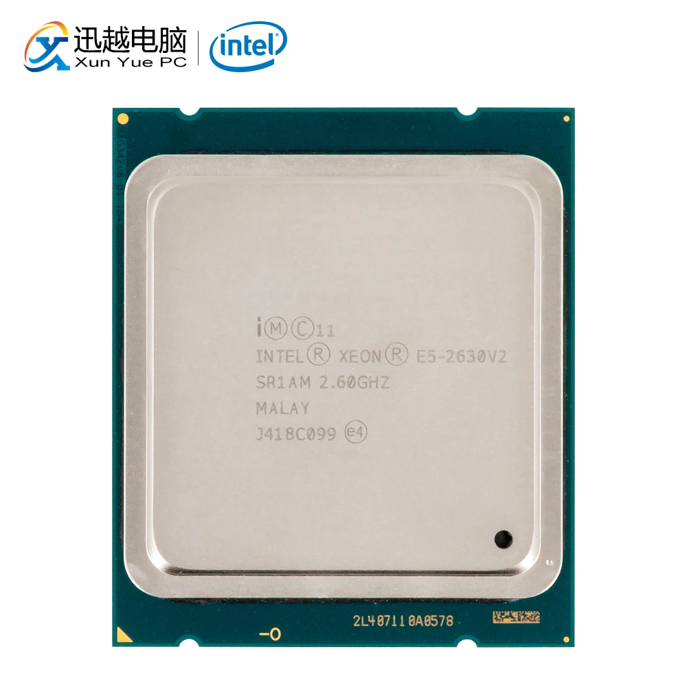 Настольный процессор Intel Xeon E5 2630 v2 шестиядерный 2 6 ГГц 15 Мб L3 Cache LGA 2011 серверный