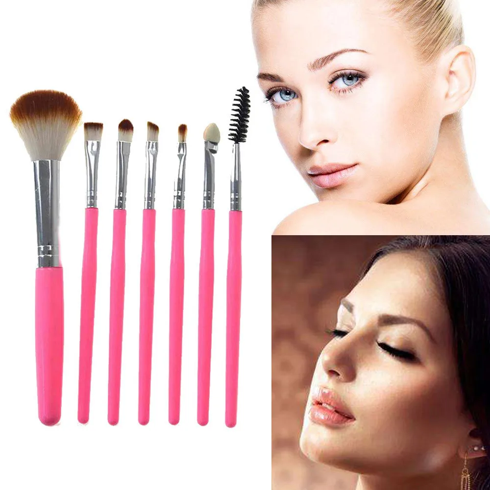 

OutTop Makeup Brushes 7PCS Brush sets Make-up Beauty EyeShadow Cosmetics Blending Brushes Tool Brush For Makeup JAN07