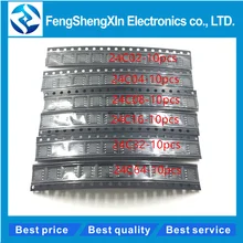 60 шт./лот Новинка 24C02 24C04 24C08 24C16 24C32 24C64 лапками углублением SOP-8 комплект ЭСППЗУ 6 ценим каждого 10 шт