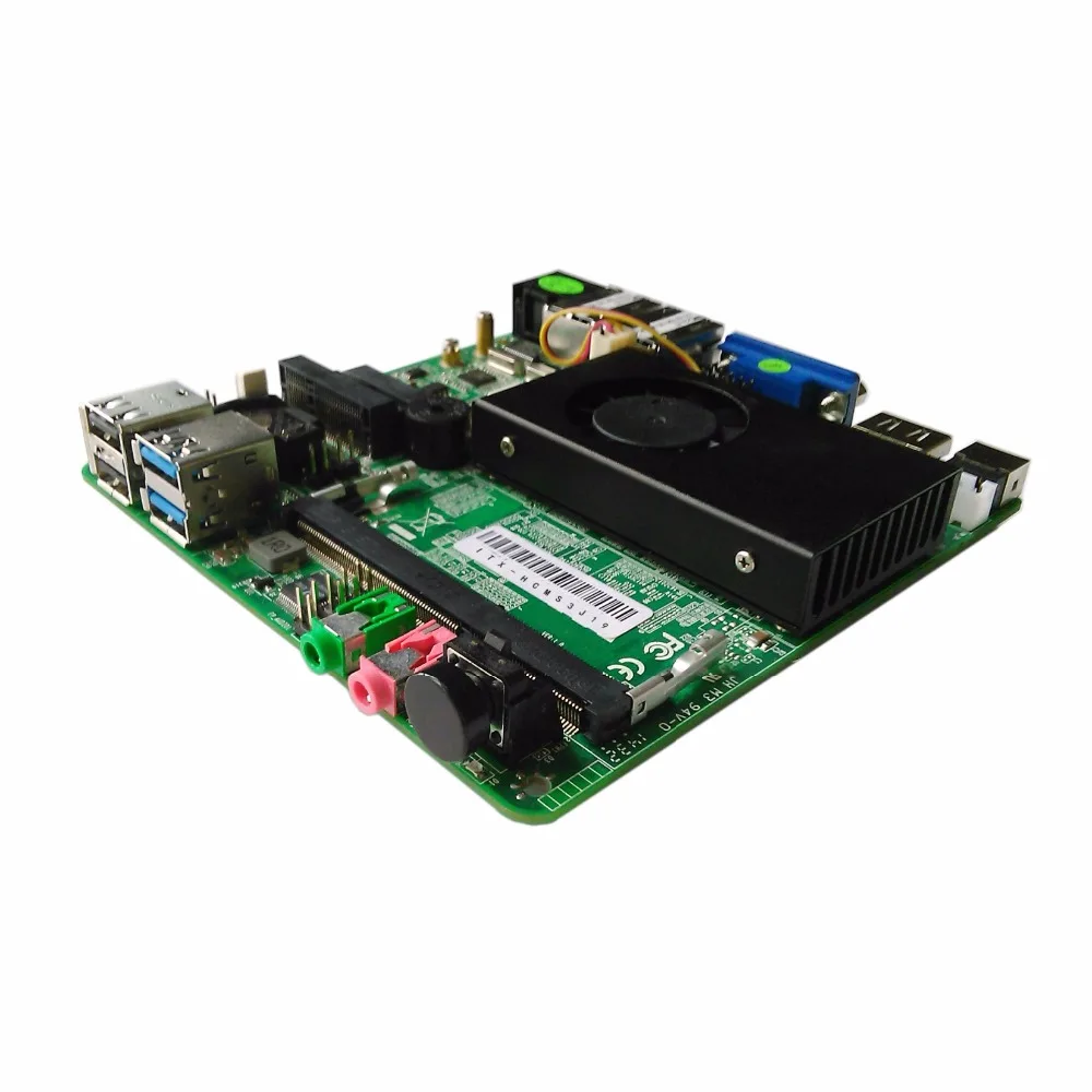 HCIPC ITX HCMS3J19 четырехъядерная Материнская плата Celeron J1900 Nano Встроенная плата|nano itx