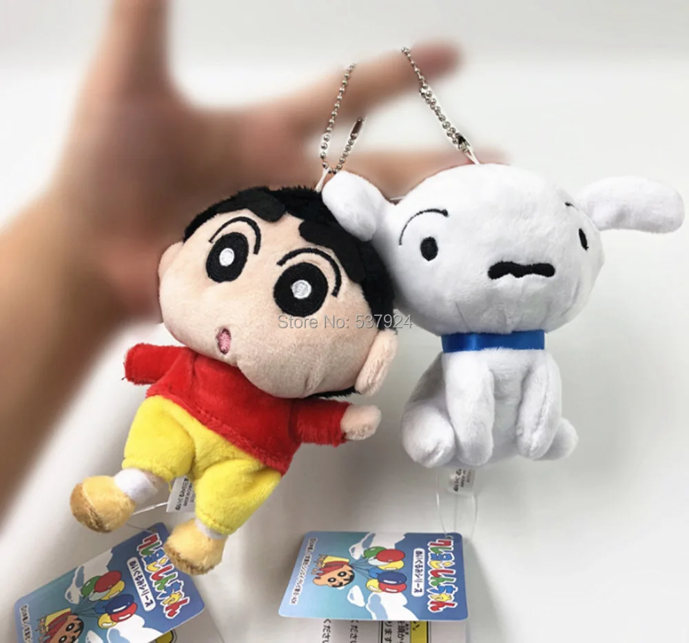 10 шт Crayon Shin-Chan " 10 см Брелок-плюшевая кукла подвеска