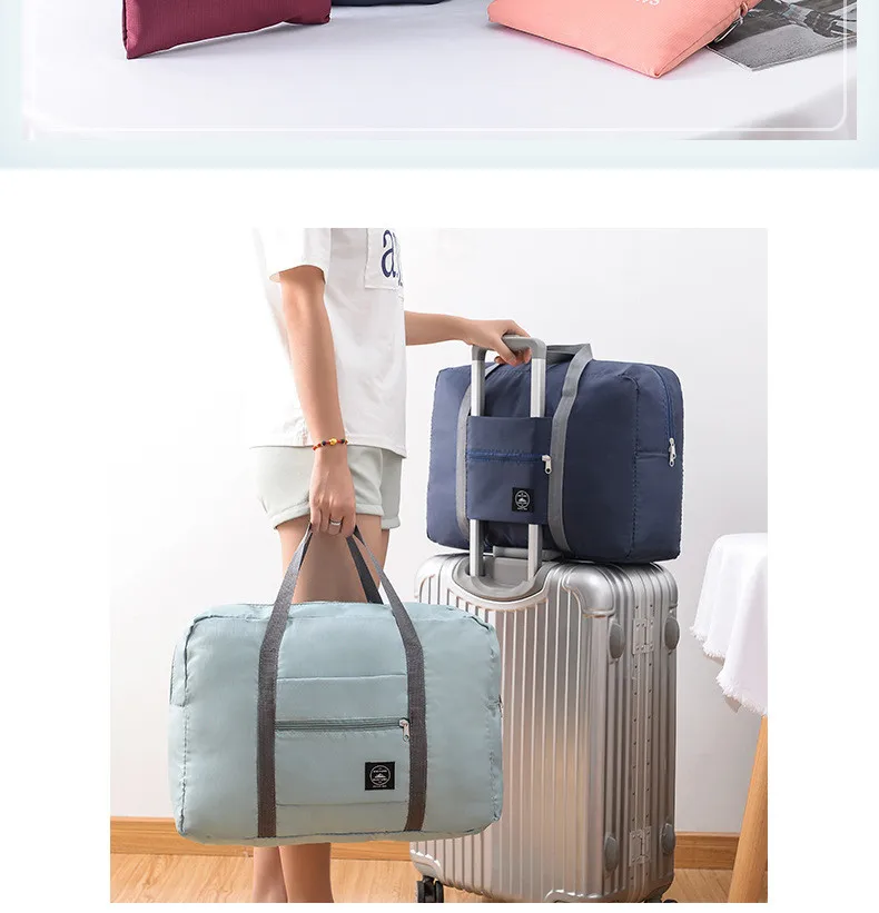 Дорожная сумка с выдвижной Путешествия складной мешок для хранения портативное багажное одежда сортировки мешок, мешок для вещей большой