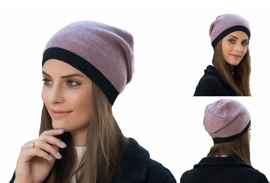 Spring and Autumn Women's Winter Beanies Skullies 2017 New Arrival Popular Hats Knitted With Wool Cap Gorros  (4)
