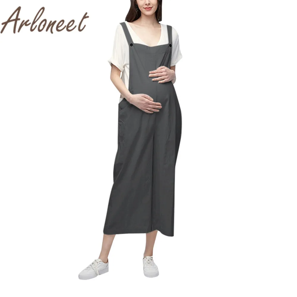 Одежда arloneet, сексуальный женский комбинезон для беременных, комбинезон, штаны, брюки, повседневная одежда, большие размеры, летняя женская одежда для беременных