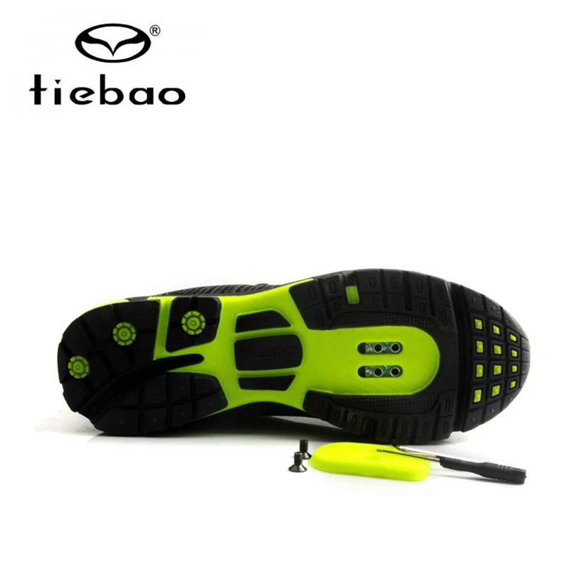 TIEBAO Breathable Leisure Cycling Shoes Mountain Bike Cycling Shoes Self-locking MTB Road Bike Athletic SPD Riding sneakers