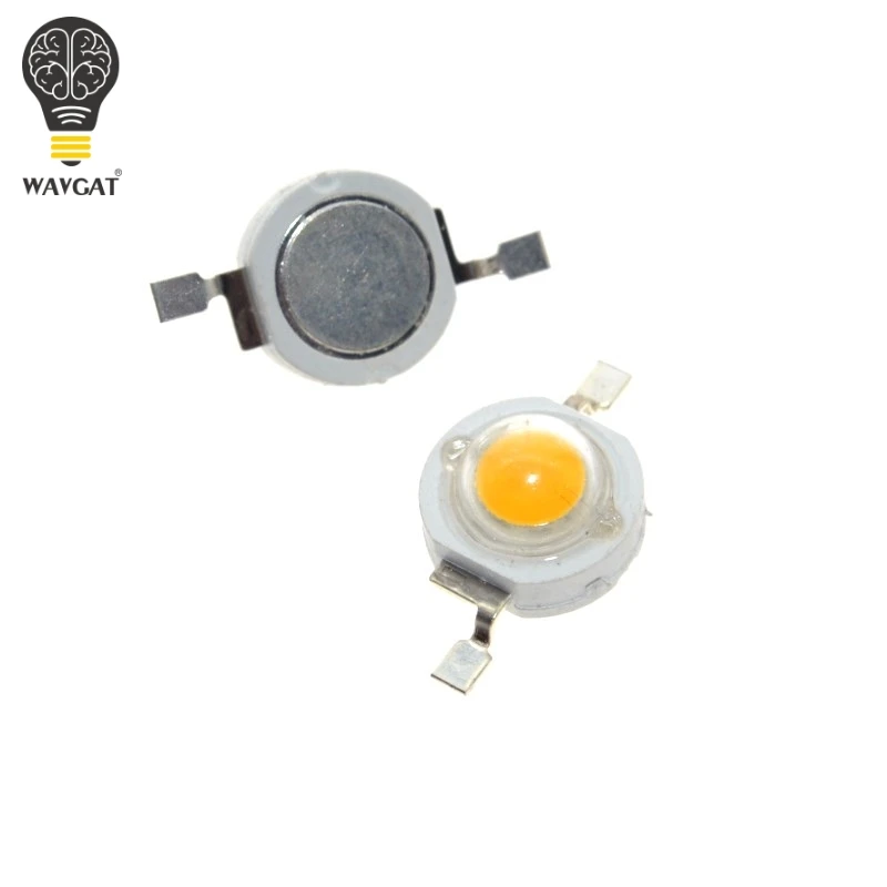 

WAVGAT 1W White Warm white Red Gerrn Blue RGB LED High power Lamp beads Pure 300mA 3.2-3.4V 100-120LM 30mil