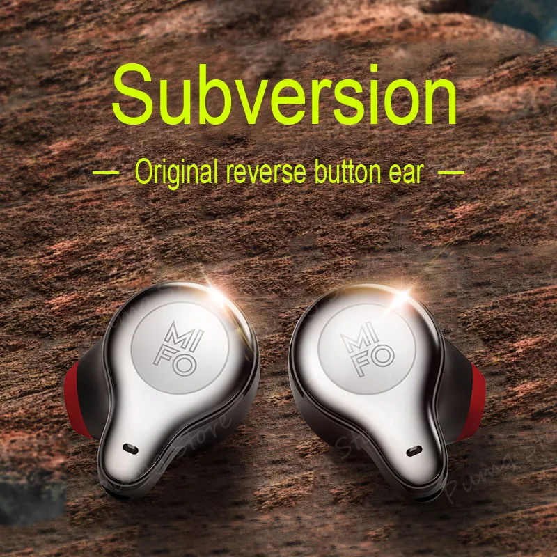 Mifo половинные внутриканальные бинауральные наушники O2 стерео ультра невидимые беспроводные наушники Bluetooth игровая гарнитура с микрофоном для вождения