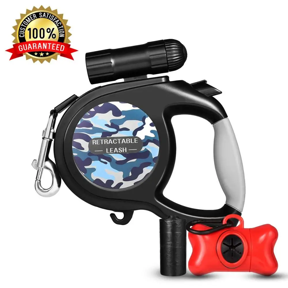

5 m retractable dog leash removable LED flashlight automatic dog leash dog leash pet supplies PL021
