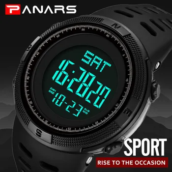 

Men Sports 2019 Good Digital Watch Electronic Watch Military Waterproof LED Fitness Watch Outdoor Shock For Running Chronograph