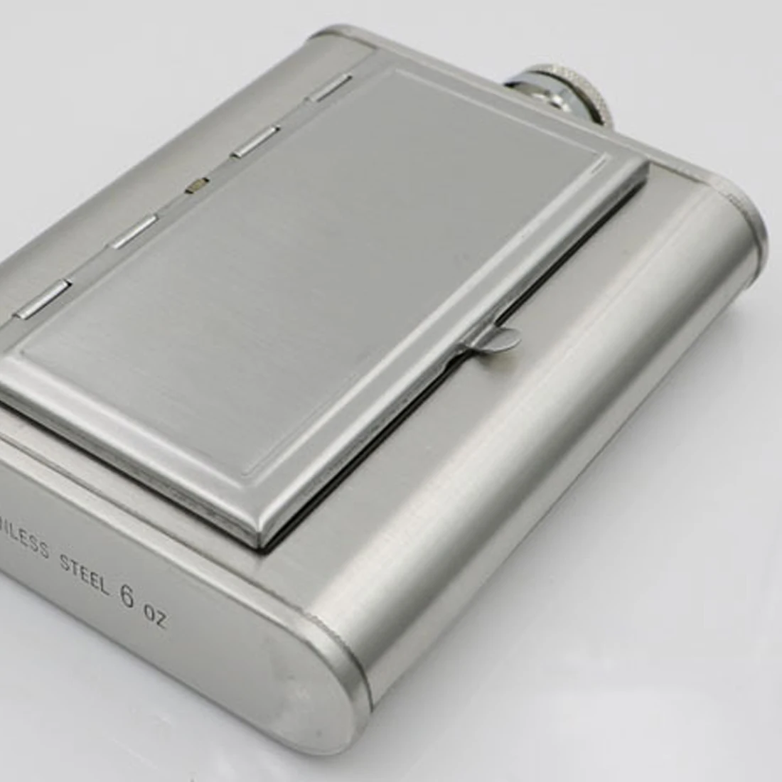 

Outdoor Camping Stainless Steel Cigarette Case Hip Flask Included Funnel Flagon Wine Pot Liquor Alcohol Drinkware Bottle
