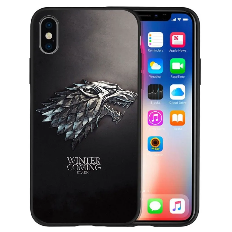 لعبة عروش Daenerys التنين جون سنو ل فون X XR XS ماكس 5 5 S SE 6 6 S 7 8 زائد غطاء إطار هاتف محمول الهاتف فوندا كوكه Etui كابا