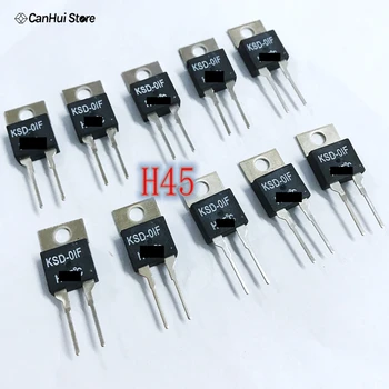 

10pcs/lot KSD-01F H45 Temperature Control Switch Normally Open 45 Degrees NO Automatic Closure New Original