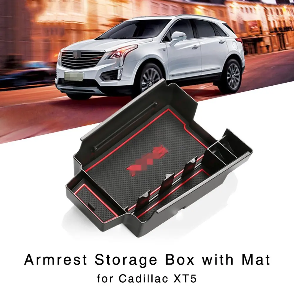 

Armrest Storage Box for Cadillac XT5 2016 2017 New Central Console Glove Tray