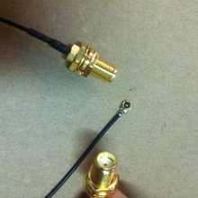 50 шт./лот удлинитель РЧ соединитель RP SMA Jack к uFL/IPX/ipex РЧ Женский адаптер косичка кабель 1,13 мм 20 см/30 см/50 см