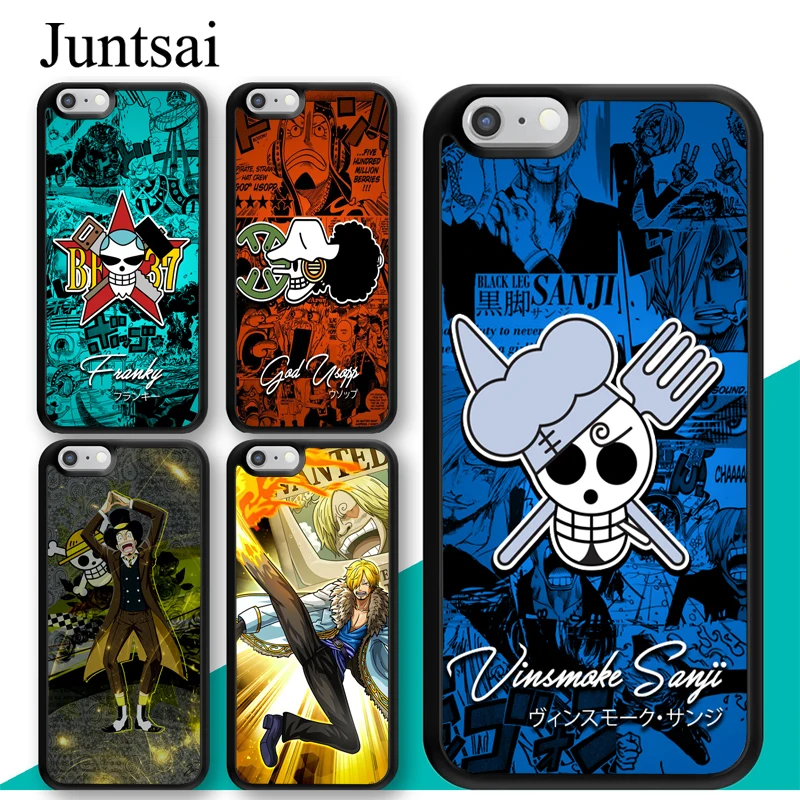 Juntsai One Piece Sanji Usopp Franky Cell Phone Case For Apple iPhone X