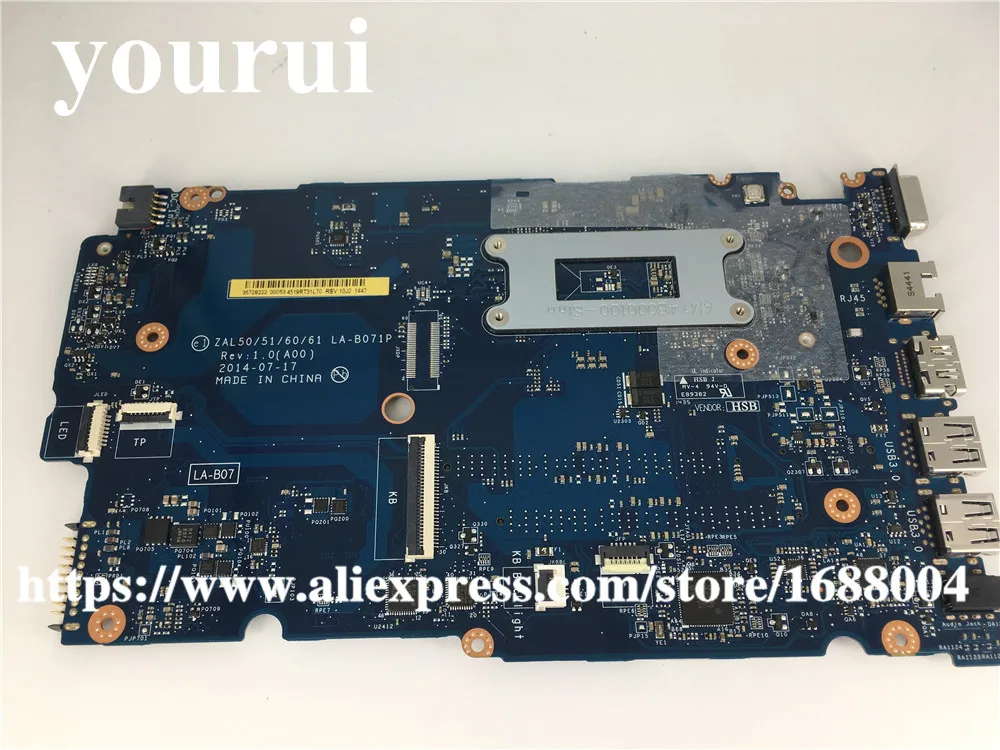Материнская плата для ноутбука с I5 5300U SR23X Процессор для DELL Latitude 3450 3550 LA-B071P 0JF67F CN-0JF67F JF67F