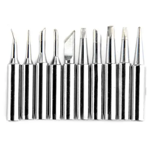 10 Tip Set Tips Soldering Tip Set for Soldering Iron 900 T I BK 1 6D