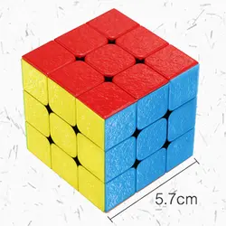 3*3 куб игрушка для детей 3x3x3 Stickerless скорость Shengshou волшебный куб 5,7 см Professional Stickerless Cubos Megico