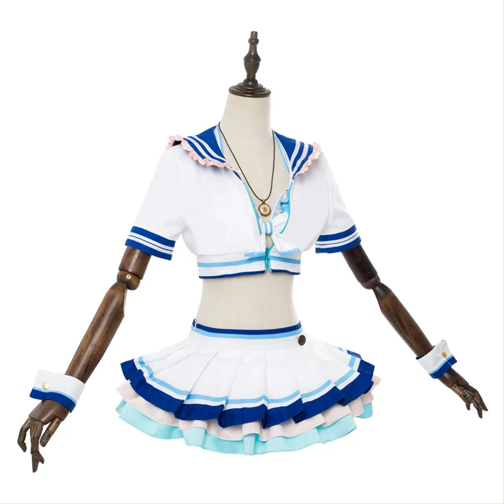 Love Live! Солнечный свет! Женский костюм для косплея G's журнал матросский купальник