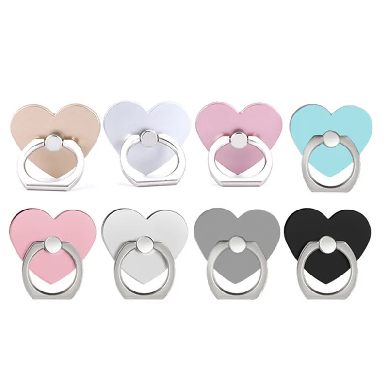 360 Heart Phone Holder Degree Holder For Phone Ring Handset Bracket For Desktop Tablet For Samsung Huawei Xiaomi LG J25