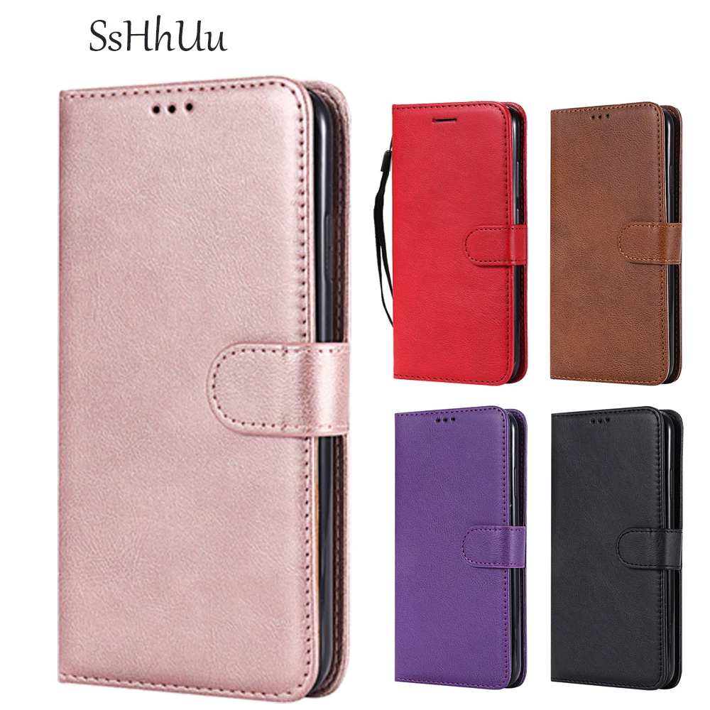 

SsHhUu Flip PU Leather Wallet Cover For Redmi Note4X 4A Note3 7 Note6 pro Xiaomi 8lite 5X F1 Case