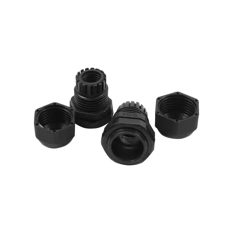 Plastic Waterproof Adjustable 3.5-13mm Cable Gland Joints PG7 PG9 PG11 PG13.5 PG16 24 Pcs,cable gland