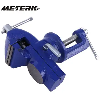

Light Duty Mechanic Clamp-on Table Vise 360 Degree Swivel Base Cast Iron Table Top Clamp Press Vice with Anvil