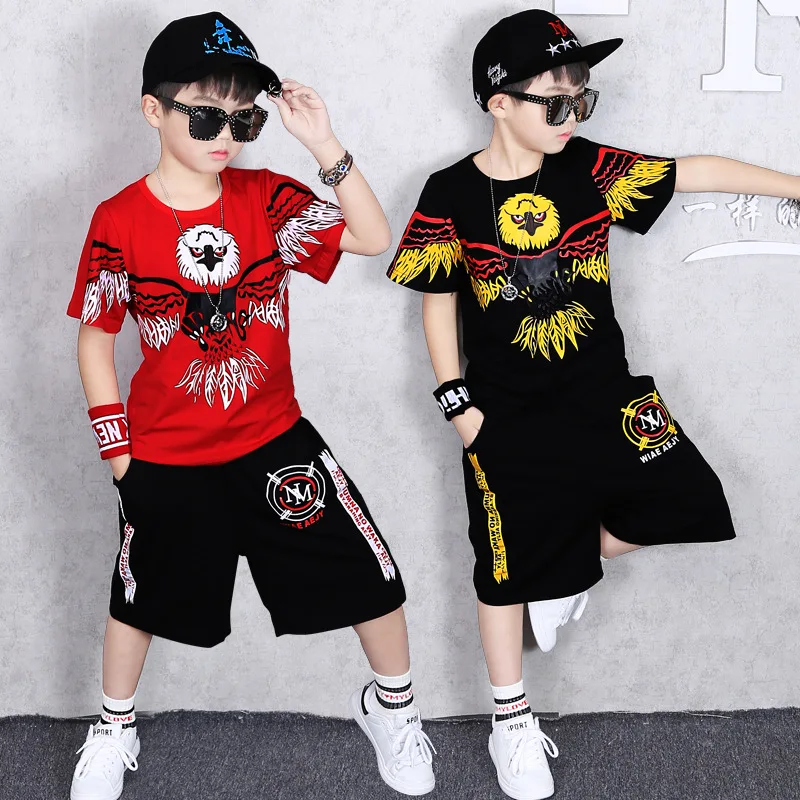 

2019 Fashion Children Clothing Sets Summer Boys Cartoon Toddler Boy Short Set Kids Clothes Boys 3 4 5 6 7 8 9 10 11 12 Years