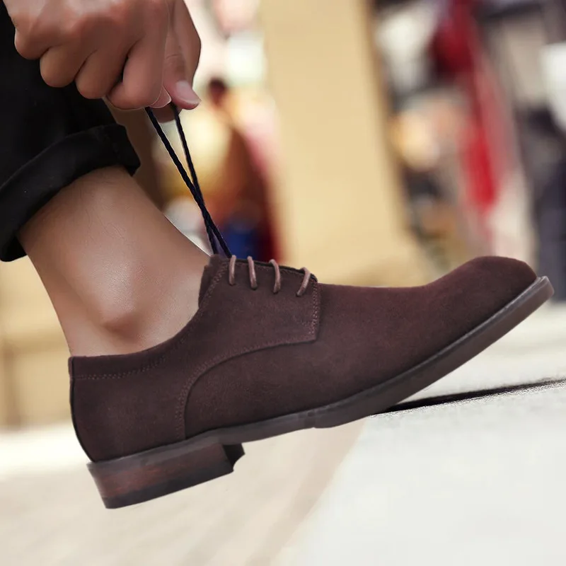 Do Preto Novos Masculino marrom Homens Couro Casamento Vestido Genuíno Up Lace Masculina Moda Sapatos Sexo De PqOxR1nqS6