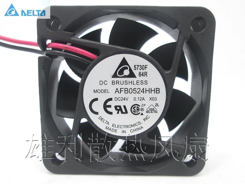 

original Delta AFB0524HHB 24V 0.12A 5015 cm 5CM inverter cooling fan