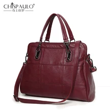 2017 Famosa Marca de Cuero de Las Mujeres Bolsa de Hombro de Alta Calidad de Las Señoras Bolsa de Mensajero Bolso de Las Mujeres Bolsos de Lujo Diseñador sac a principal