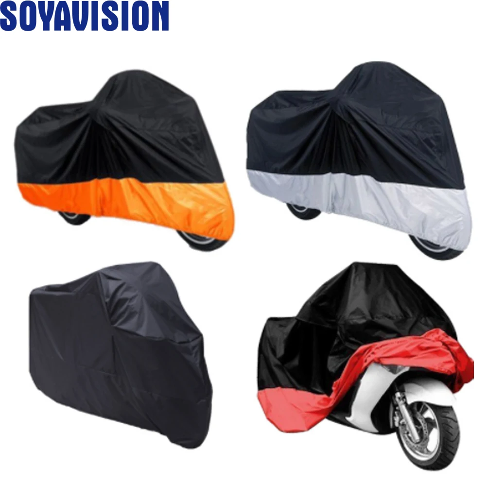 180T UV Protector Waterproof Outdoor Scooter Rain Dust Motorcycle Cover L