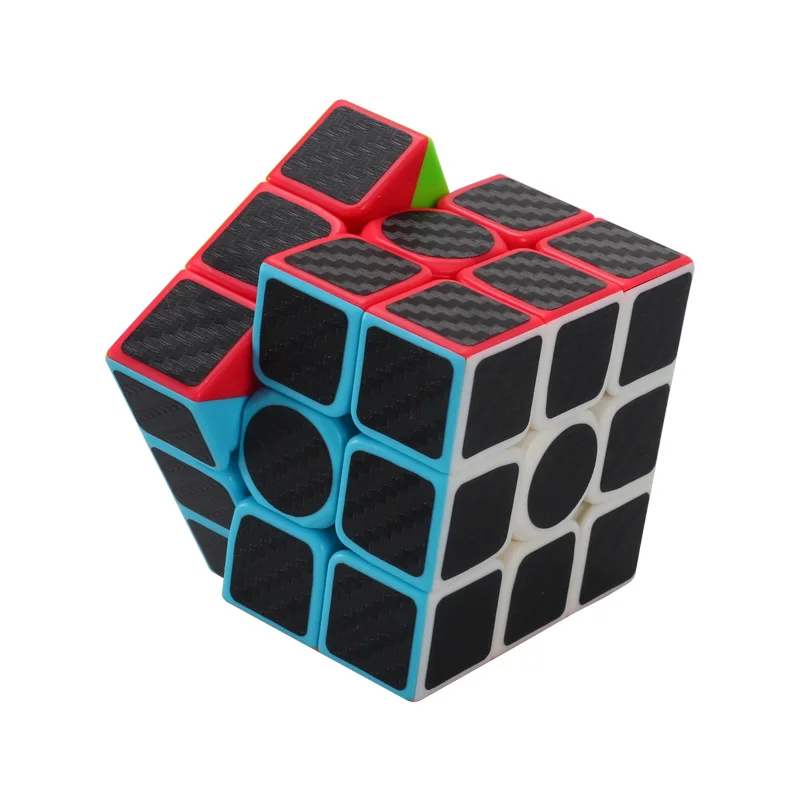 

2018 3x3x3 2x2x2 Speed Cube Carbon Fiber Sticker for Smooth Magic Speed Cube Puzzles Magic puzzle educational toys competition