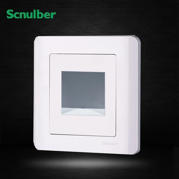 

New Design 86 Embedded foot lights corner stair step Led wall Footlights lamps wall switch