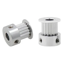 1pcs/5pcs GT2 Timing Pulley 16 Teeth Wheel Bore 5mm Aluminium Gear Teeth 3D Printers Parts