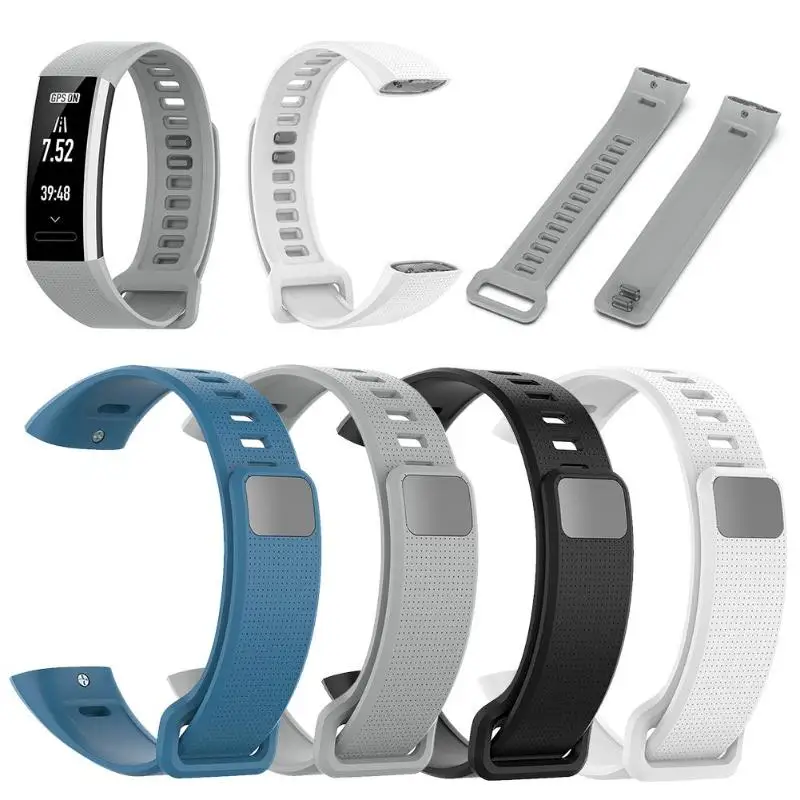 

Adjustable Soft Silicone Smart Watch Band Bracelet Strap Wristband Replacement for Huawei Band 2/Band 2 Pro/ERS-B19/ERS-B29 Part