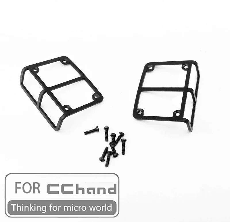 Металлическая задняя светодиодная решетка для капота подходит 1/10 CC hand AXIAL SCX10