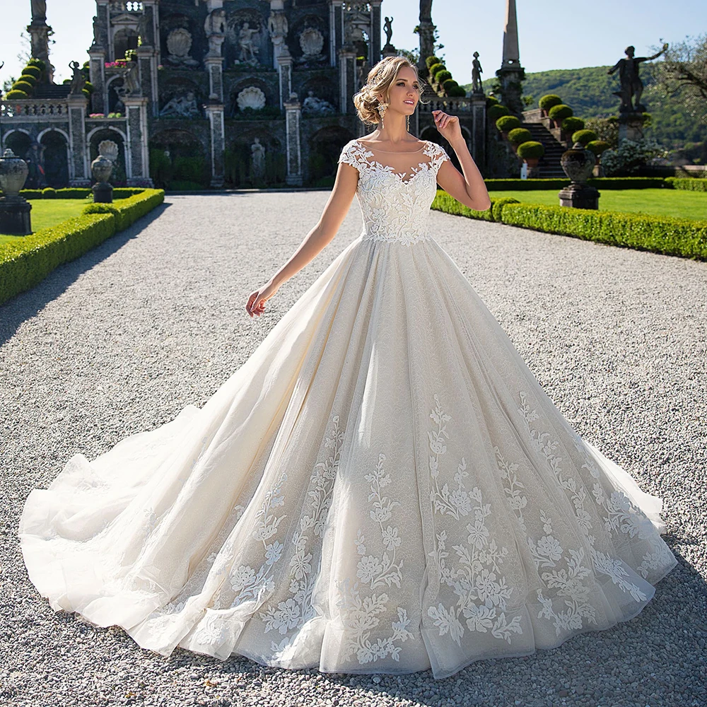 Robe de Mariage Hochzeitskleid сексуальное бальное платье с открытой спиной роскошное кружевное бальное платье свадебное платье Vestido Novia trouwjurk