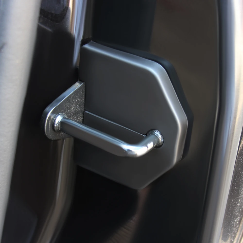 ABS Car Door Lock Cover car door lock cover car door lock stickers Door Protecting Covers Sticker For Ford Focus 2 MK2 2005-2013 Accessories 20Pcs/Set