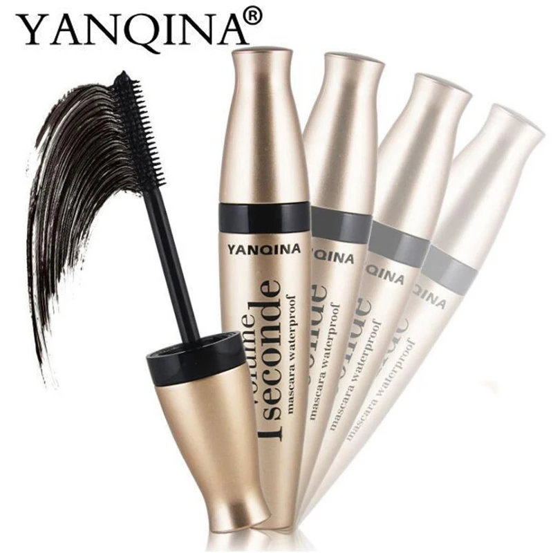 

YANQINA 3D Fiber Mascara Black Lash Eyelash Extension Waterproof Eye Makeup 1 seconde volume mascara 131-0267