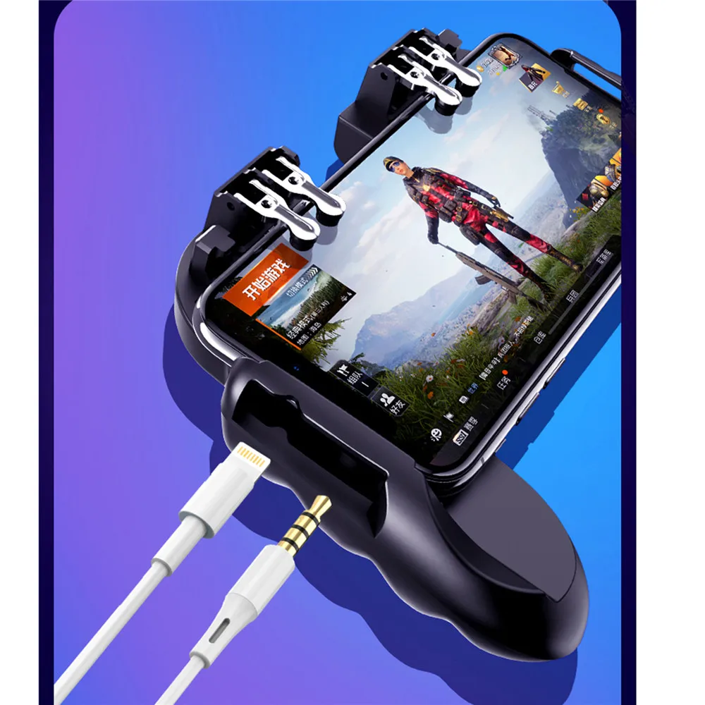 PUBG Mobile Controller Gamepad With Cooler Cooling Fan For iOS Android For Samsung Galaxy L2 R2 Operation Joystick Cooler