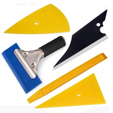 EHDIS 5PCS Professional Vinyl Film Wrap Tool Kit Auto Window Tint Bluemax Squeegee Car Tinting Tools Foile Edge Wrapping Scraper