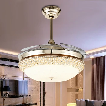 

New European modern ventilator plafond licht voor eetkamer ceiling fans EMS free shipping lighting